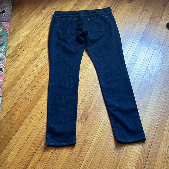 NWT Vince Womens Super Stretch Dark Denim “Unworn” Skinny Jeans $189 - Picture 5 of 8